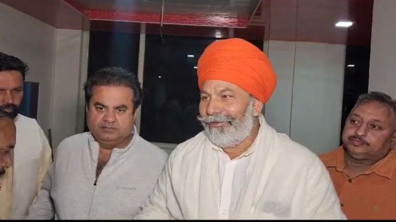 BKU leader Rakesh Tikait met Umesh Kumar and Pranav Champion