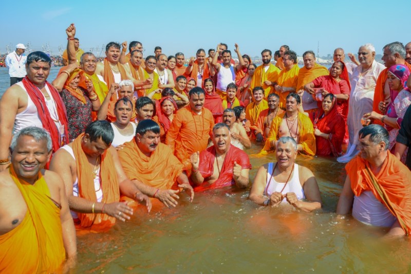 Bhajanlal Cabinet in Maha Kumbh