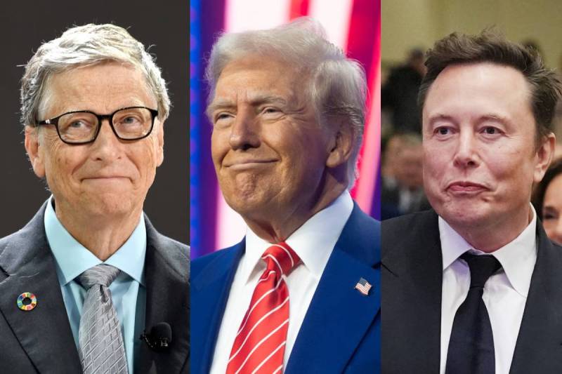 Bill Gates musk and Trump