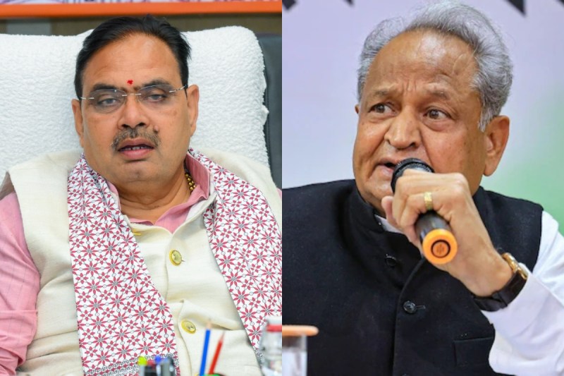 CM Bhajanlal sharma and ashok gehlot