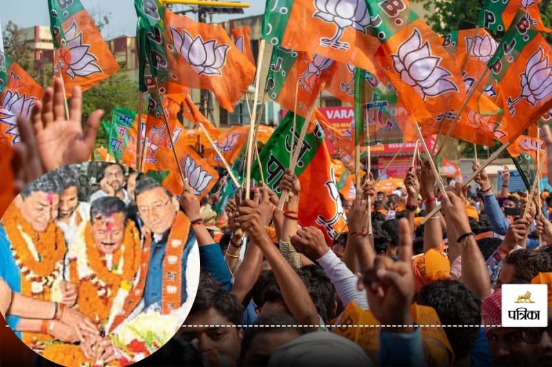 CG Election 2025: 16 वार्डों में BJP ने मारी बाजी, ऐतिहासिक जीत पर मंत्री को धान से तौलकर किया समानित..