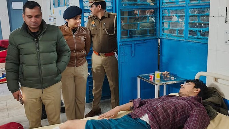 Criminal carrying reward of Rs 25,000 injured in encounter in Moradabad