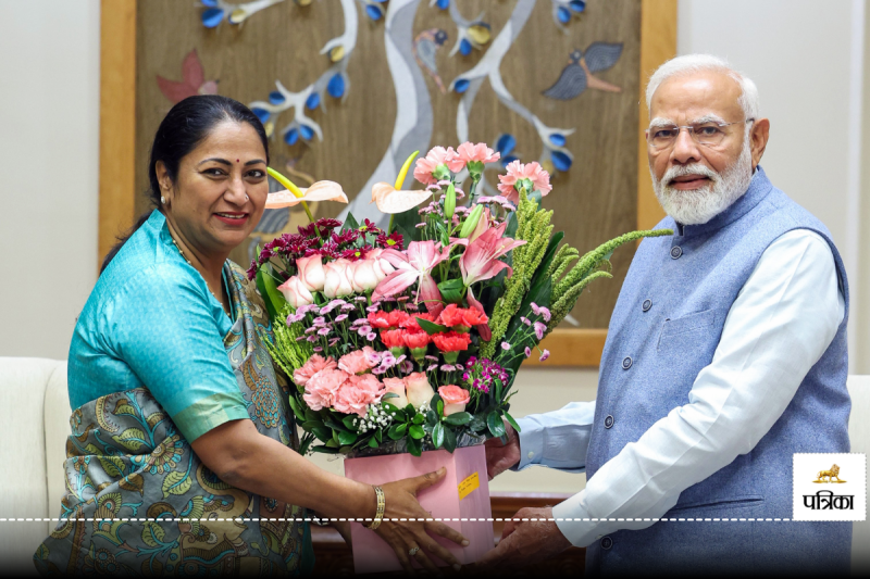 Delhi CM Rekha Gupta meets PM Modi