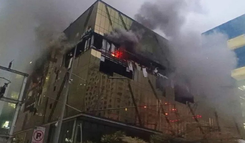 Fire breaks out in basement of building in Hyderabad