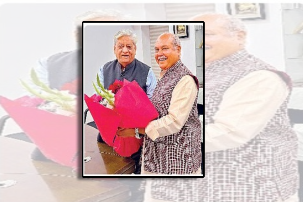 Editor in Chief of Patrika Gulab Kothari And Assembly Speaker Narendra Singh Tomar