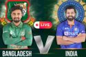 IND vs BAN LIVE: बांग्लादेश को दूसरा झटका लगा, शांतो बिना खाता खोले पवेलियन लौटे