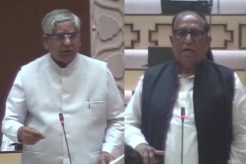 MLA Suresh Modi and Ramkesh Meena