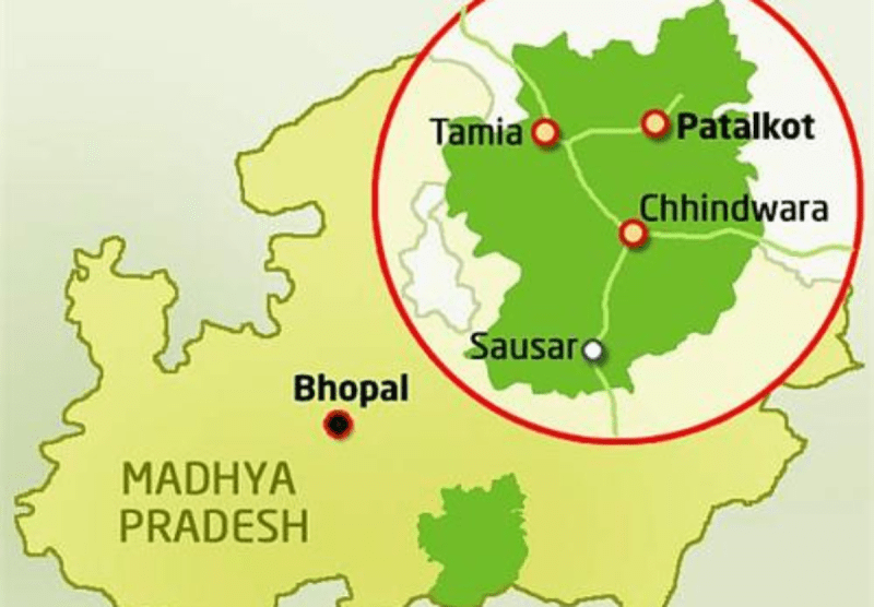 MP government reduced the area of Chhindwara district by 663 sq km