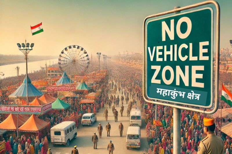 No Vehicle Zone घोषित हुआ महाकुंभ मेला क्षेत्र