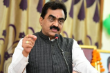 Minister Rakesh singh got angry on Indore-Nemawar Road Project
