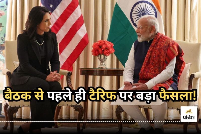 Tulsi Gabbard take oath of US intelligence chief before Meeting with PM Modi