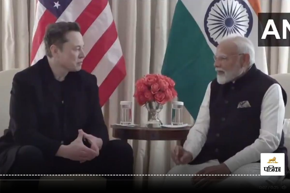 पीएम मोदी ने एलन मस्क से मुलाकात की।