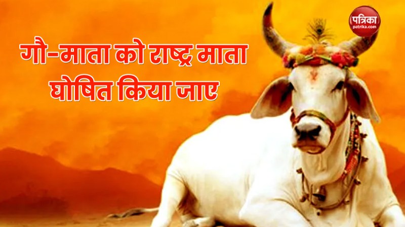 Mother cow should be declared mother of the nation