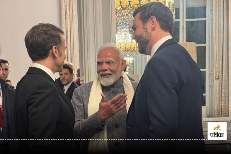 PM Narendra Modi meeting with US Vice President JD Vance in France Video released