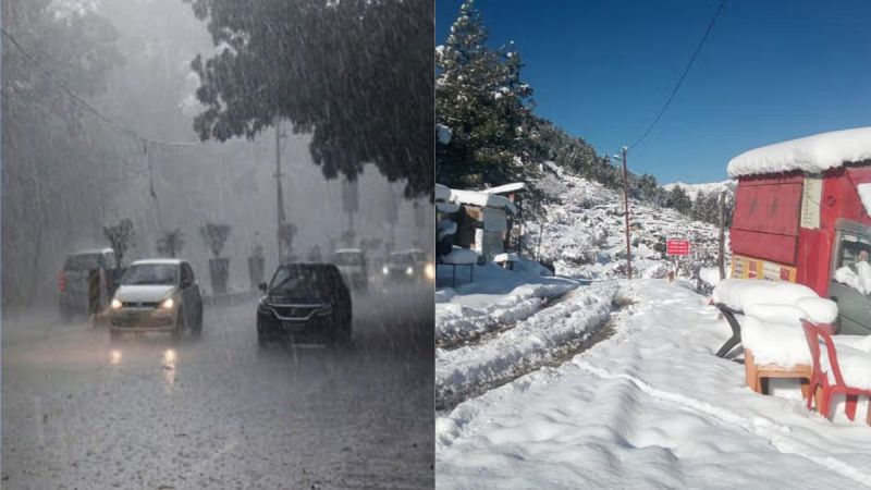 Rain and snowfall alert has been issued in Uttarakhand from 25 to 27 February