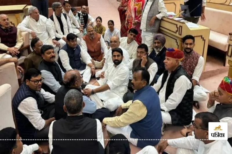 Indira Gandhi Comment Case Rajasthan Assembly Budget Session Huge Uproar Today Congress will Gherao Assembly