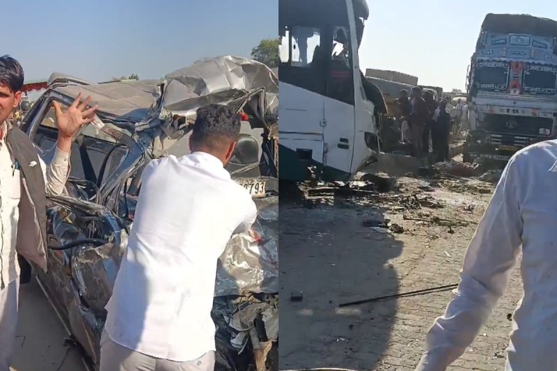 Road accident in Jaipur