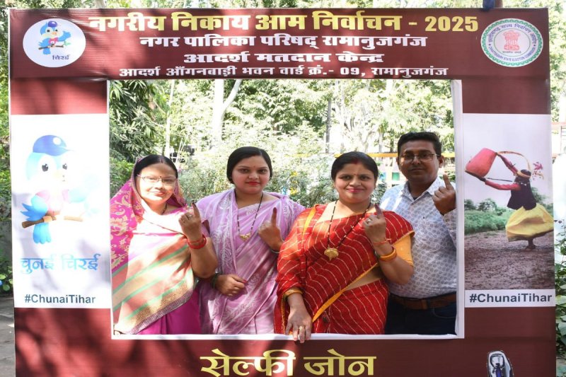 CG election 2025: सूरजपुर में 65.32 व बलरामपुर-रामानुजगंज जिले में 79.85 प्रतिशत मतदान, जानें नगर पंचायतों में कितनी हुई वोटिंग