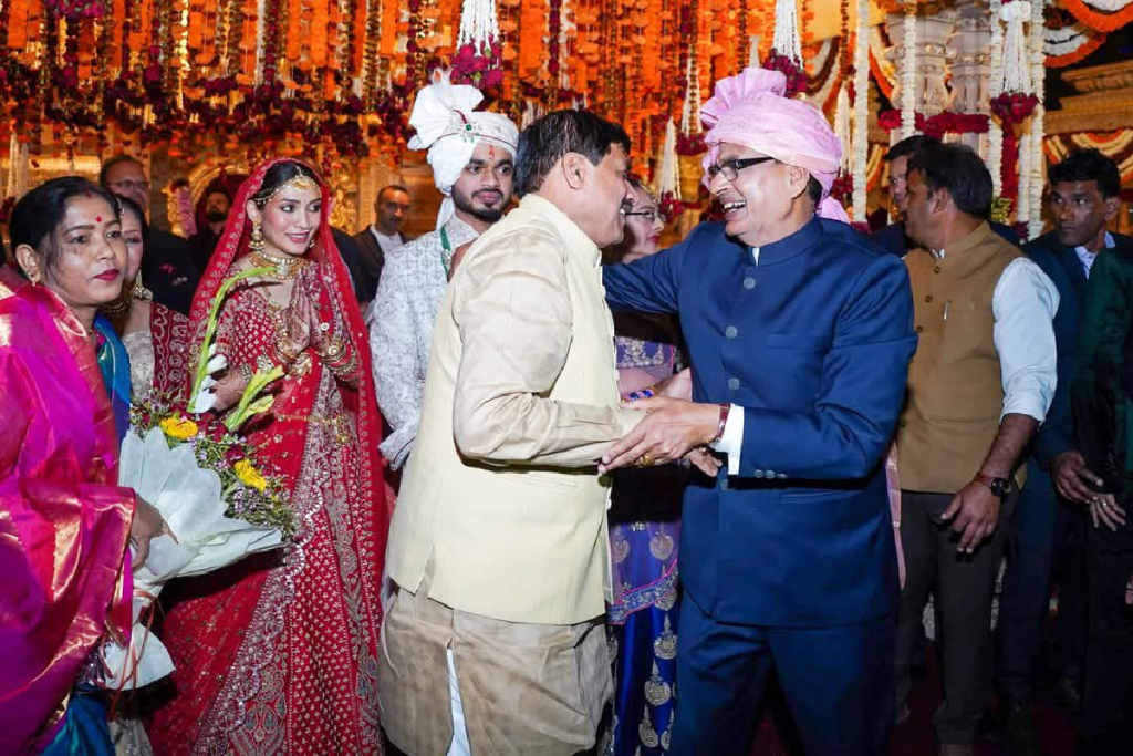 Shivraj Singh son wedding viral photos and videos