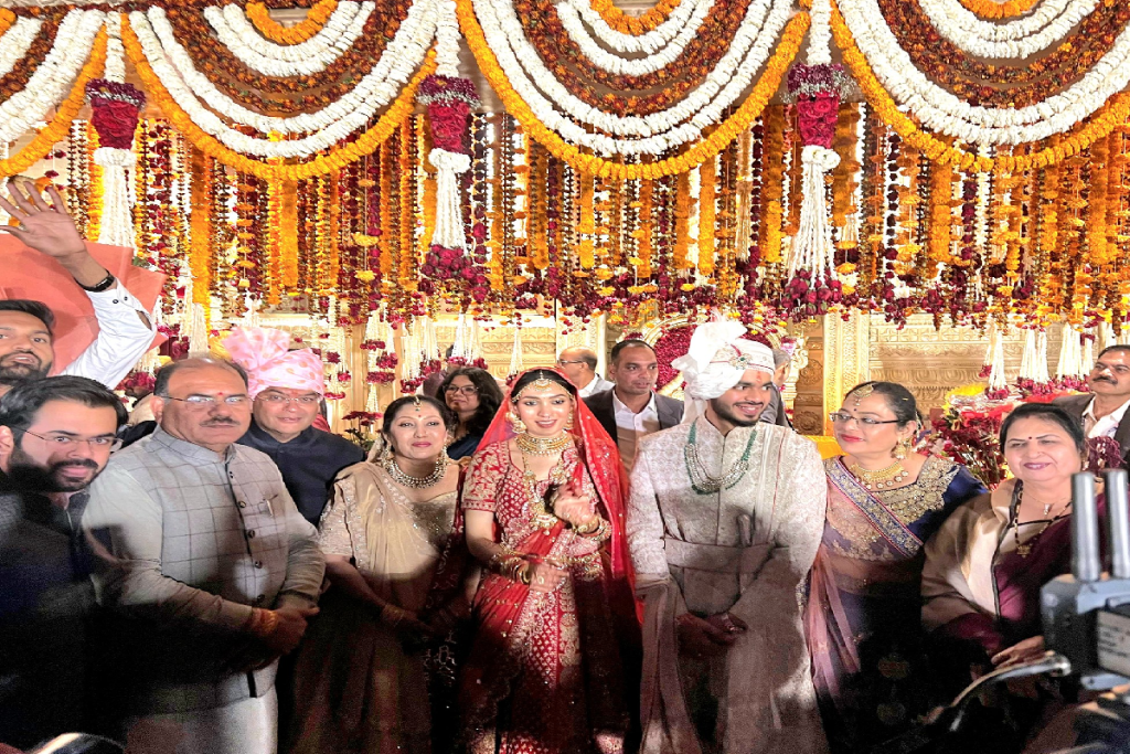 Shivraj Singh son wedding viral photos and videos