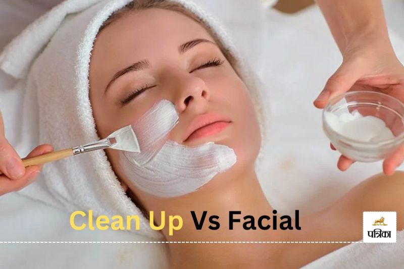 Difference between facial and clean up