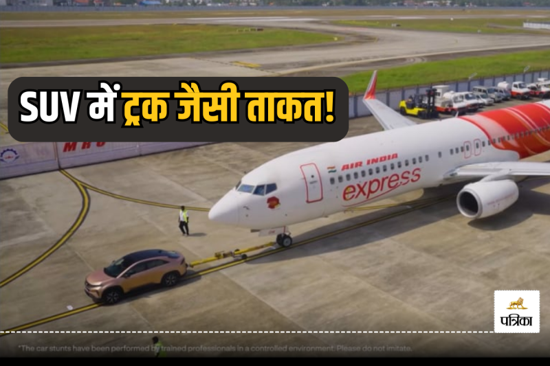 Tata Curvv Pulls Boeing 737