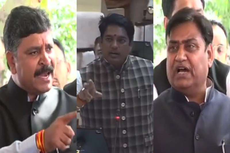 Tikaram jully, Minister Avinash Gehlot and Govind Singh Dotasara