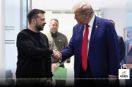 Donald Trump and volodymyr zelenskyy meeting in US on Russia Ukraine war