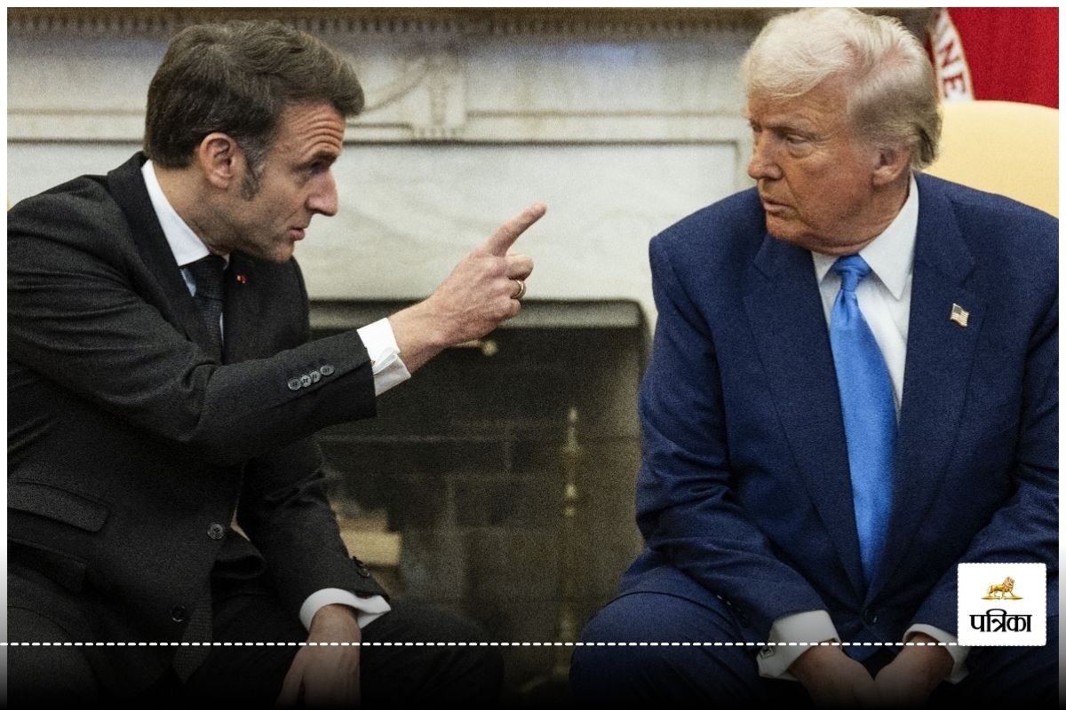 Viral Video of Donald Trump and Emmanuel Macron of Interrupting then Fact Check