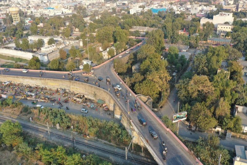Another overbridge of the city fell prey to the negligence of six officials