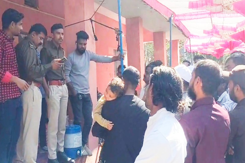 beef party in government school