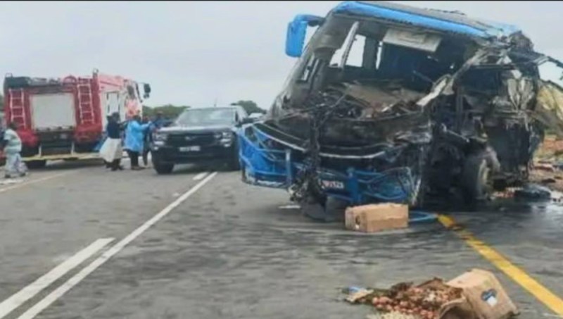 Bus-Truck collision in Zimbabwe