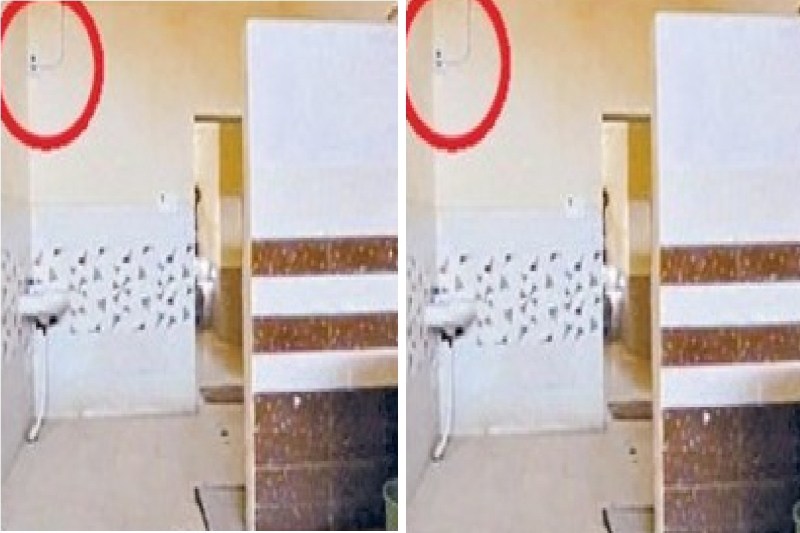 स्कूल के वॉशरूम में कैमरा! छात्रों ने डीईओ से की शिकायत, प्राचार्य बोले-तोड़फोड़ रोकने डमी लगाया