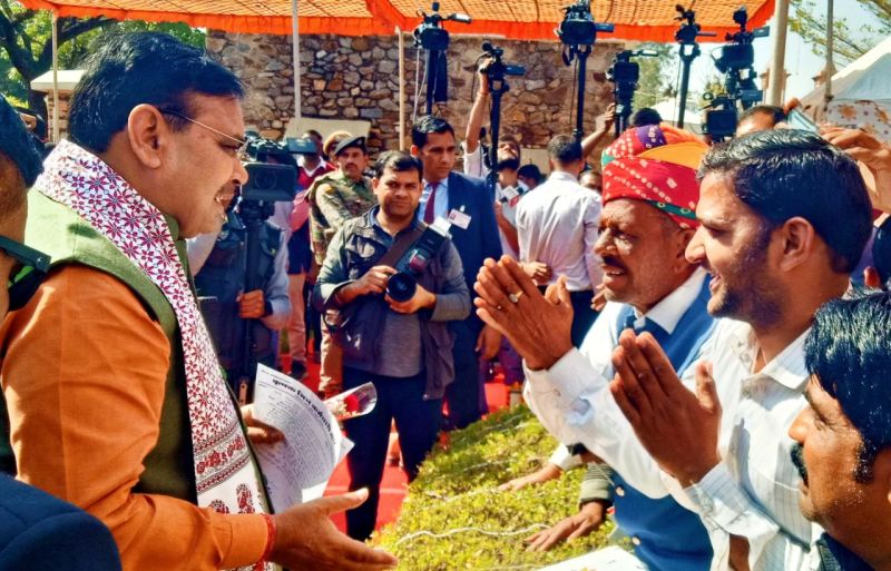 मुख्यमंत्री भजनलाल शर्मा पहुंचे धानक्या