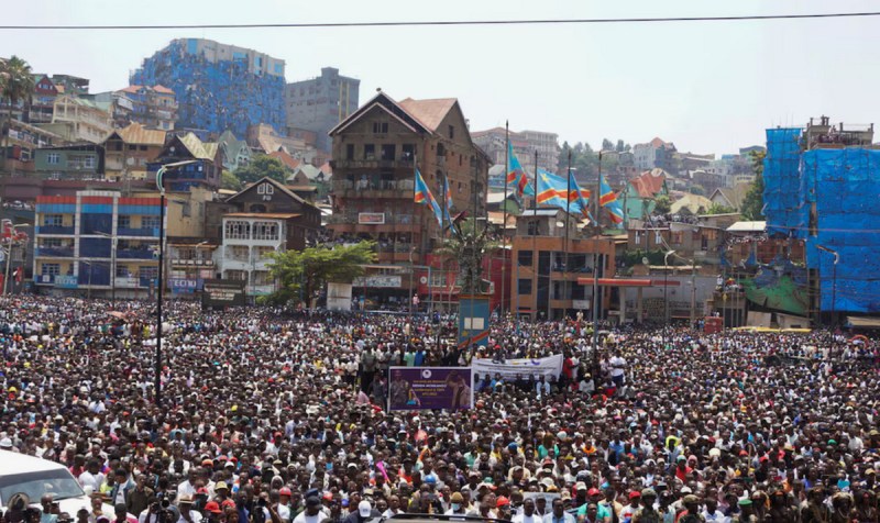 Rally in DR Congo