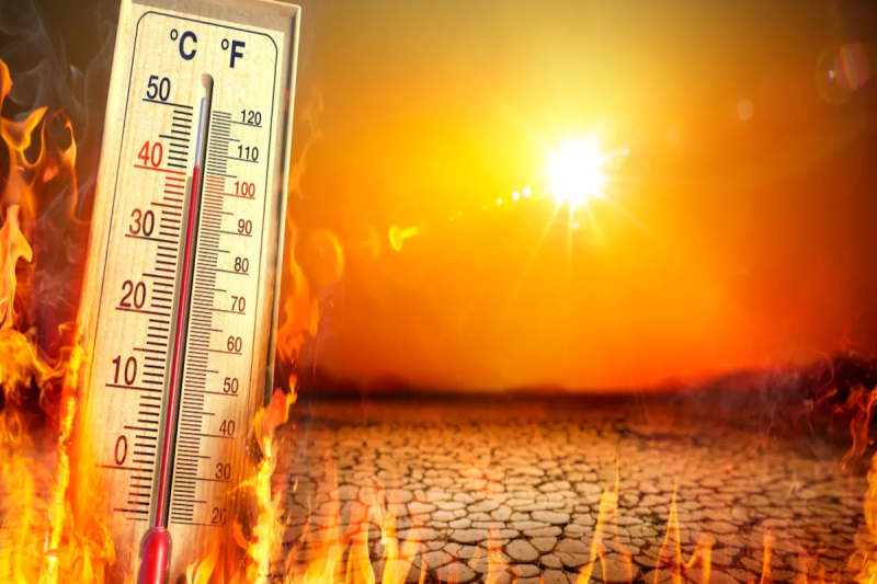 extreme heat in March