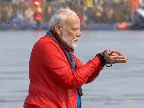 PM Modi Sangam Visit