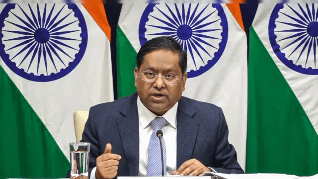 Foreign Ministry spokesperson Randhir Jaiswal