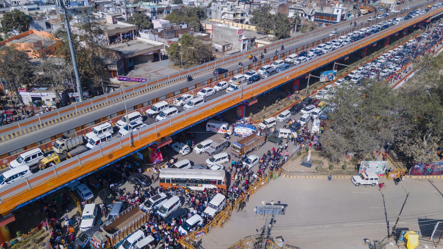 Mahakumbh Traffic Jam