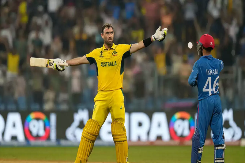 वनडे वर्ल्डकप 2023 में अफगानिस्तान के खिलाफ ऐतिहासिक पारी के बाद ग्लेन मैक्सवेल