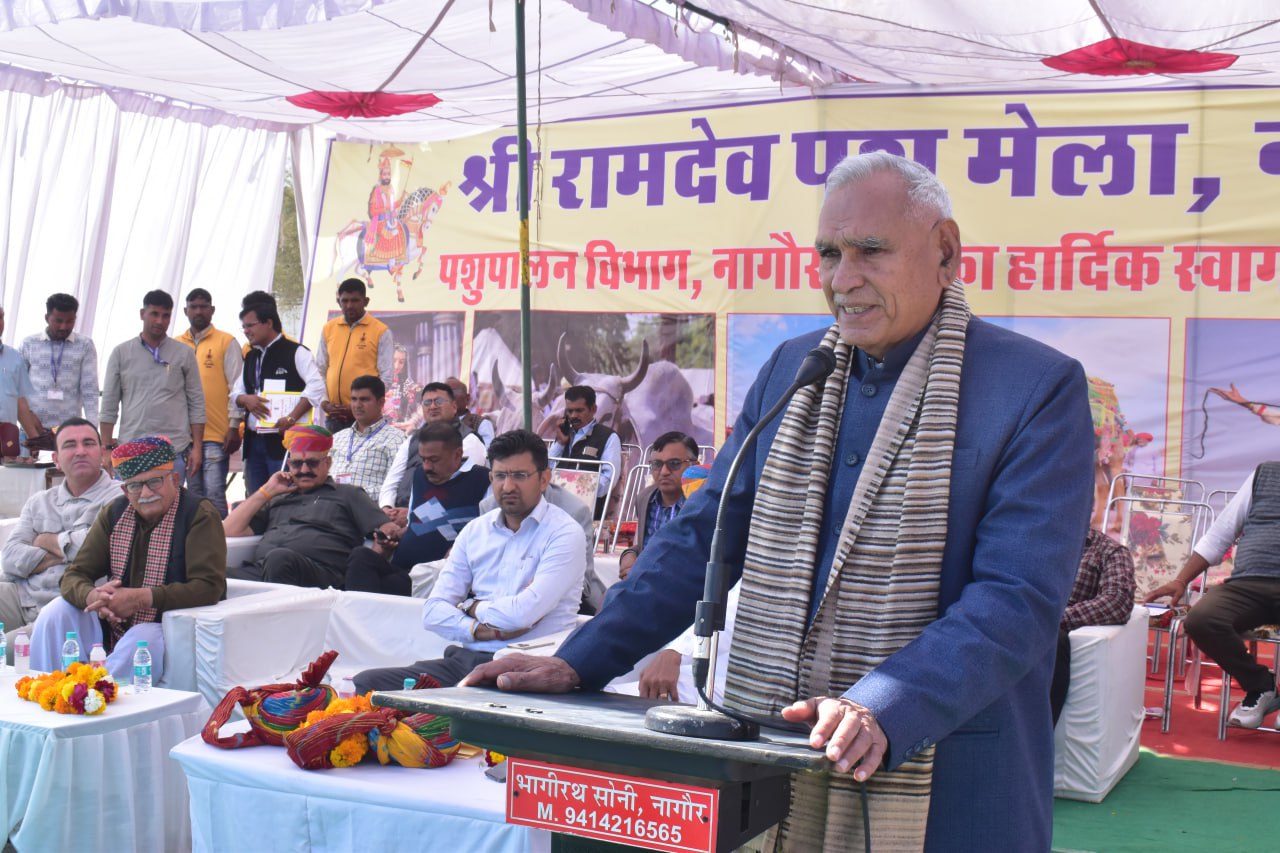 Nagaur patrika…पशु खरीदकर ले जाने वालों को रास्ते में समस्या नहीं आने दी जाएगी-सी. आर. चौधरी…VIDEO