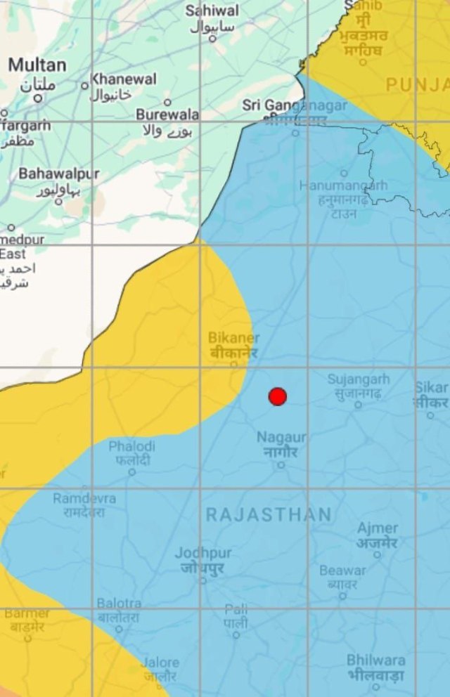 Earthquake in Bikaner