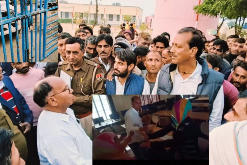 rajasthan teacher pitai