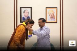 अरविंद केजरीवाल की मौजूदगी में AAP में शामिल हुई पंजाबी एक्ट्रेस सोनिया मान - image