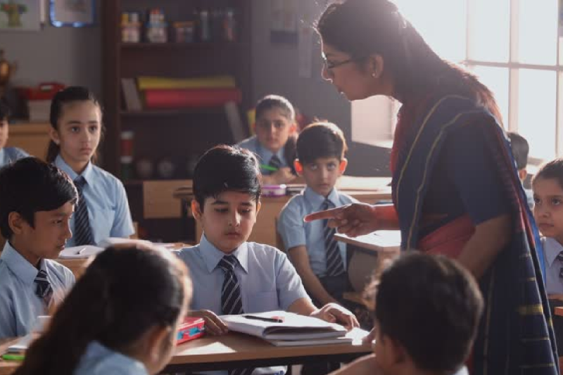 5 year old student made to wash his pants in private school of rewa mp