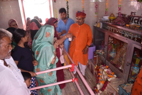 A fair organized by Shitala Mata, offering cold dishes
