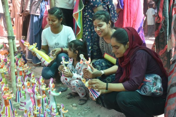 A fair organized by Shitala Mata, offering cold dishes