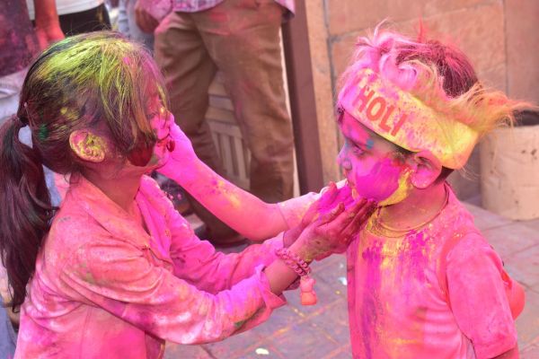 Every body and mind drenched in showers of colors