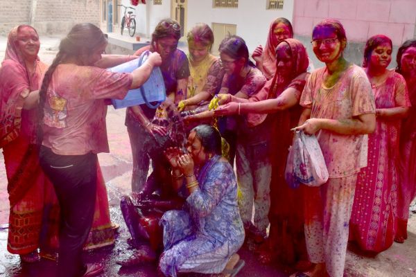 Every body and mind drenched in showers of colors