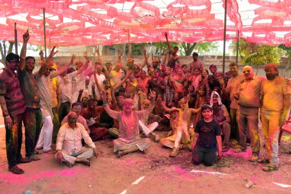 Every body and mind drenched in showers of colors